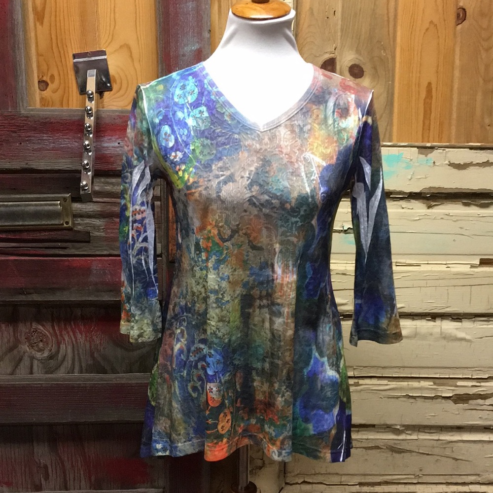 Katina Marie 3/4 Sleeve Tunic Top